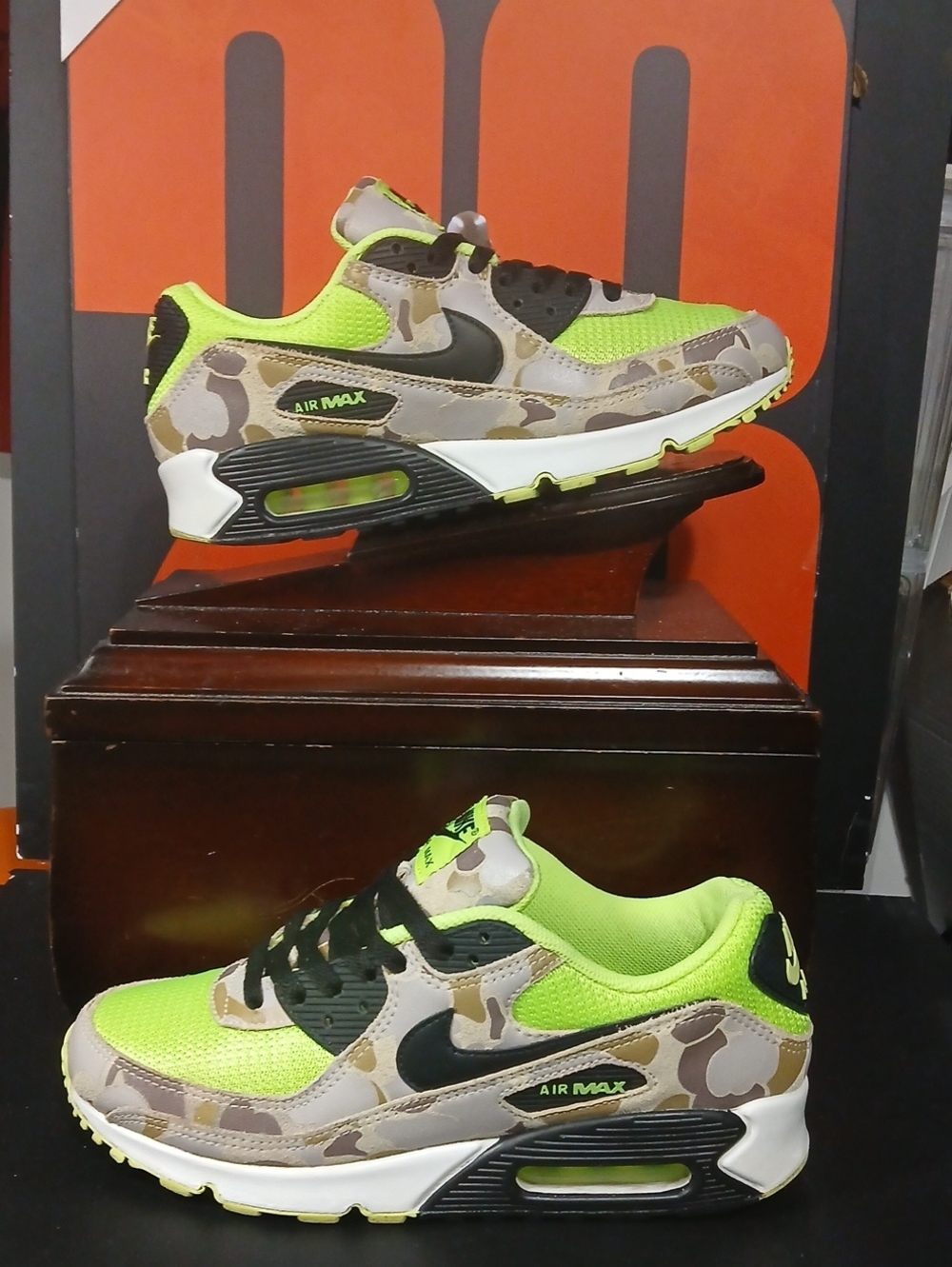 Nike Air Max '90 "GREEN CAMO" Mens Size-8.5.
